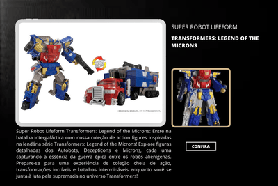 Super Robot Lifeform Transformers: Legend of the Microns - ActionFigureWorld