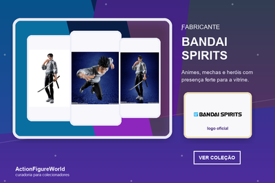 Coleção Bandai Spirits na ActionFigureWorld