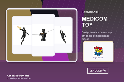Coleção Medicom Toy na ActionFigureWorld