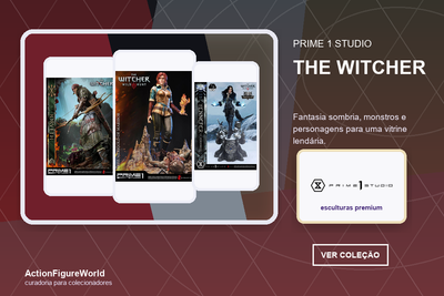 Coleção Prime 1 Studio The Witcher na ActionFigureWorld