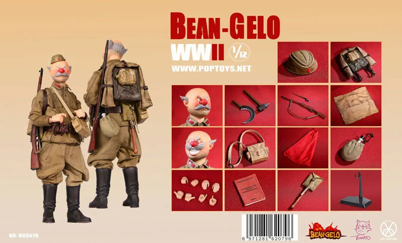 1/12 Bean-Gelo Series Peasant Class Soldier Victorㅤ – POPTOYS – ActionFigureBrasil