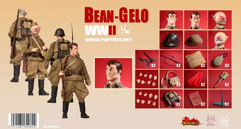 1/12 Bean-Gelo Series Socialist Soldiers 2pk Setㅤ – POPTOYS – ActionFigureBrasil