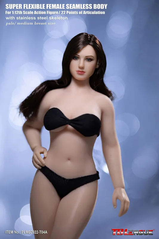 1/12 Super Flexible Female Seamless Body Stainless Steel Skeleton Medium Bust Pale T04Aㅤ – TBLeague – ActionFigureBrasil
