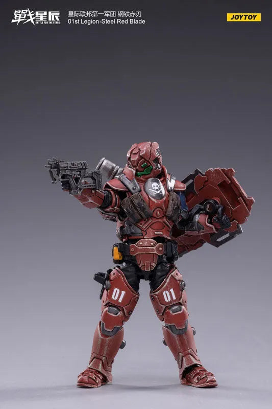 1/18 Battle for the Stars 01st Legion Steel Red Bladeㅤ – JOYTOY – ActionFigureBrasil