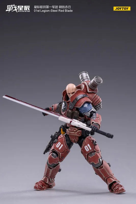 1/18 Battle for the Stars 01st Legion Steel Red Bladeㅤ – JOYTOY – ActionFigureBrasil