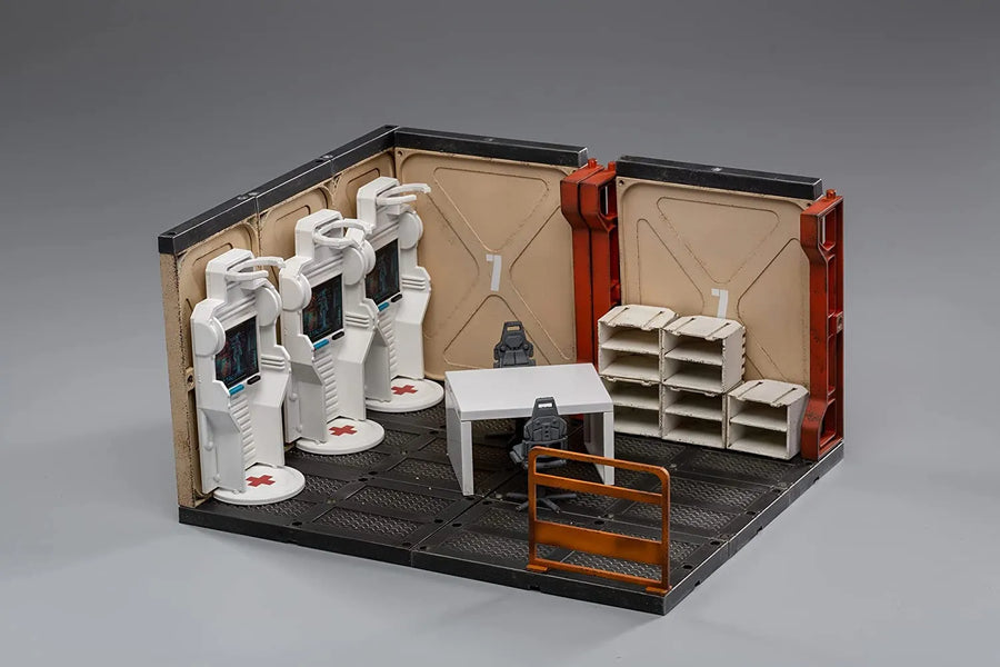 1/18 Battle for the Stars Mecha Depot Medical Area Dioramaㅤ – JOYTOY – ActionFigureBrasil