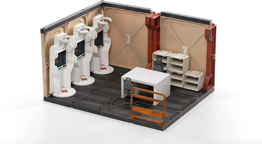 1/18 Battle for the Stars Mecha Depot Medical Area Dioramaㅤ – JOYTOY – ActionFigureBrasil