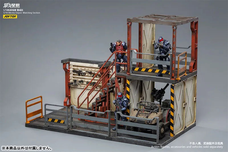 1/18 Battle for the Stars Mecha Depot Watching Section Dioramaㅤ – JOYTOY – ActionFigureBrasil