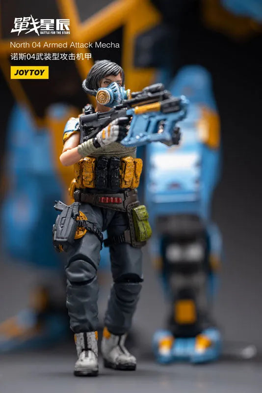 1/18 Battle for the Stars North 04 Armed Attack Mechaㅤ – JOYTOY – ActionFigureBrasil