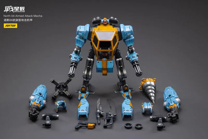 1/18 Battle for the Stars North 04 Armed Attack Mechaㅤ – JOYTOY – ActionFigureBrasil