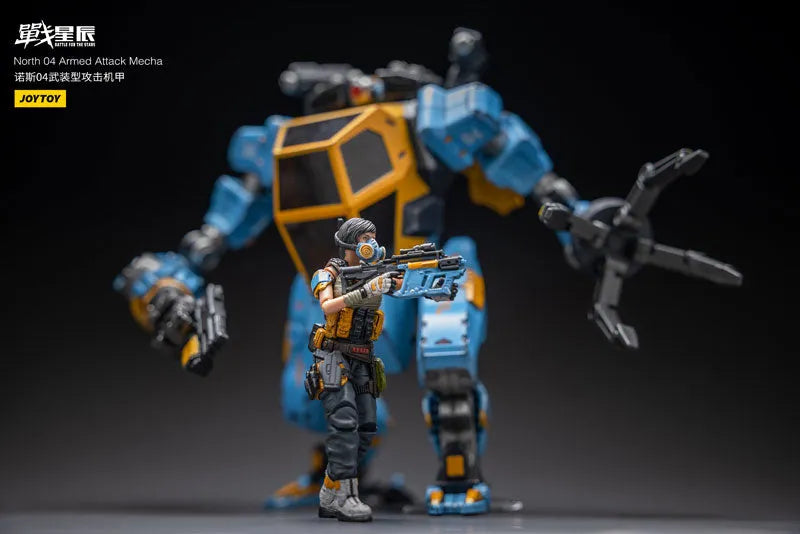 1/18 Battle for the Stars North 04 Armed Attack Mechaㅤ – JOYTOY – ActionFigureBrasil