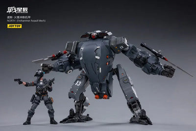 1/18 Battle for the Stars North Firehammer Assault Mechaㅤ – JOYTOY – ActionFigureBrasil — close