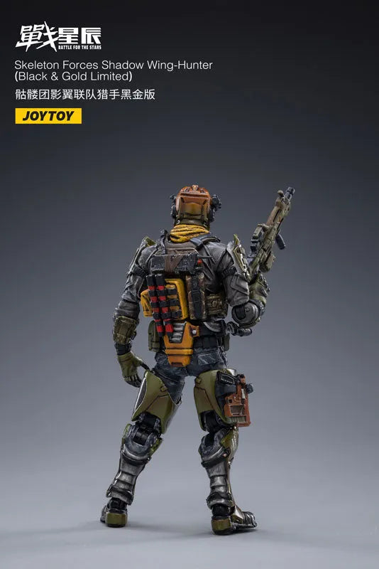 1/18 Battle for the Stars Skeleton Forces Shadow Wing-Hunter (Black & Gold Limited)ㅤ – JOYTOY – ActionFigureBrasil