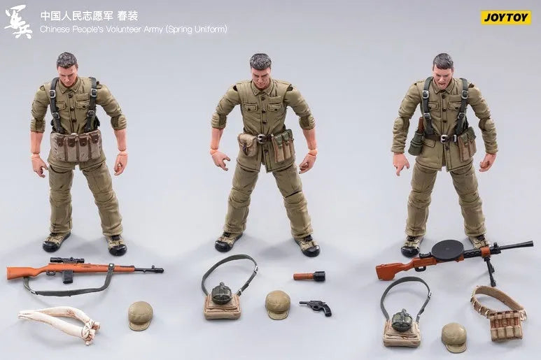1/18 Chinese People's Volunteer Army - Spring Uniformㅤ – JOYTOY – ActionFigureBrasil