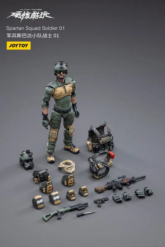 1/18 Hardcore Coldplay Spartan Squad Soldier 01ㅤ – JOYTOY – ActionFigureBrasil