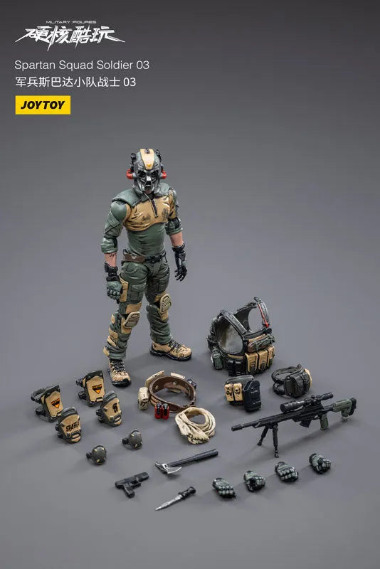 1/18 Hardcore Coldplay Spartan Squad Soldier 03ㅤ – JOYTOY – ActionFigureBrasil