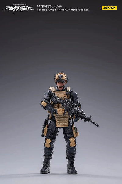 1/18 People's Armed Police - Automatic Riflemanㅤ – JOYTOY – ActionFigureBrasil — embalagem