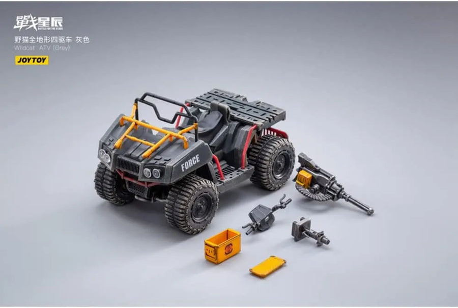 1/18 Scale Battle for the Star Wildcat ATV Greyㅤ – JOYTOY – ActionFigureBrasil