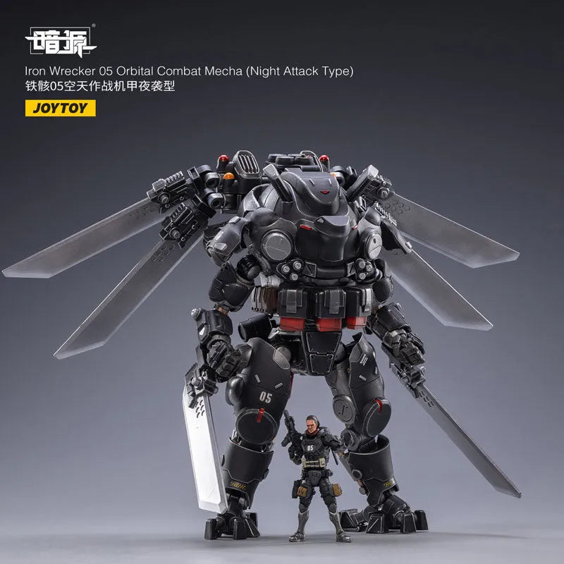 1/25 SOURCE Iron Wrecker 05 Orbital Combat Mecha (Night Attack Type)ㅤ – JOYTOY – ActionFigureBrasil
