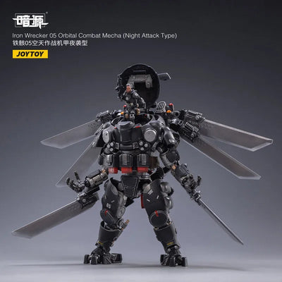 1/25 SOURCE Iron Wrecker 05 Orbital Combat Mecha (Night Attack Type)ㅤ – JOYTOY – ActionFigureBrasil — close