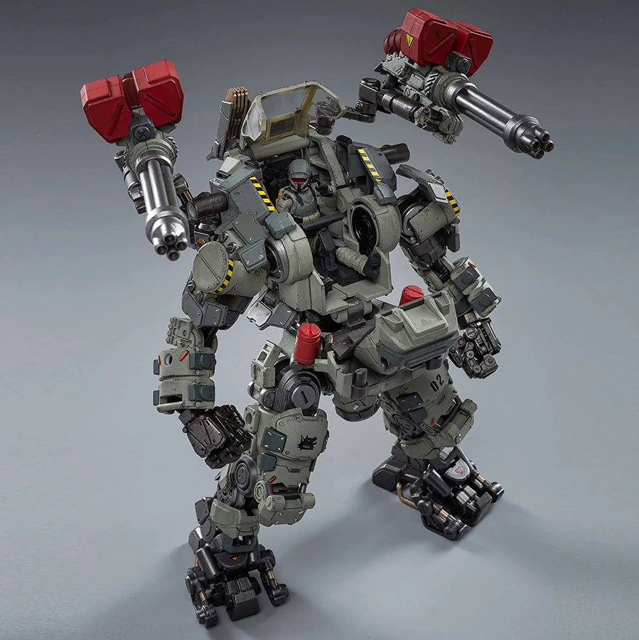 1/25 Steel Bone H02 Firepower Mecha (Gray Green)ㅤ – JOYTOY – ActionFigureBrasil