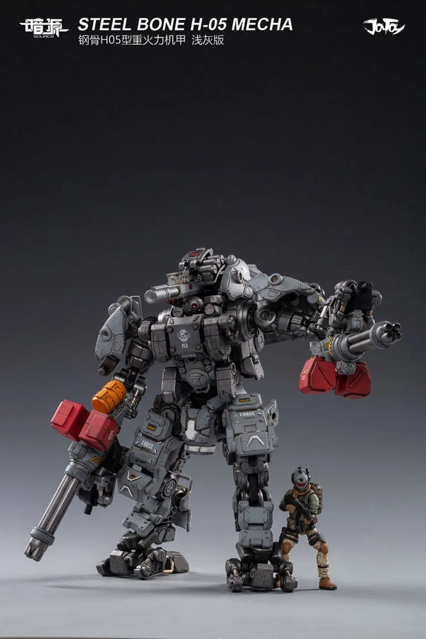 1/25 Steel Bone H05 Heavy Firepower Mecha Grayㅤ – JOYTOY – ActionFigureBrasil