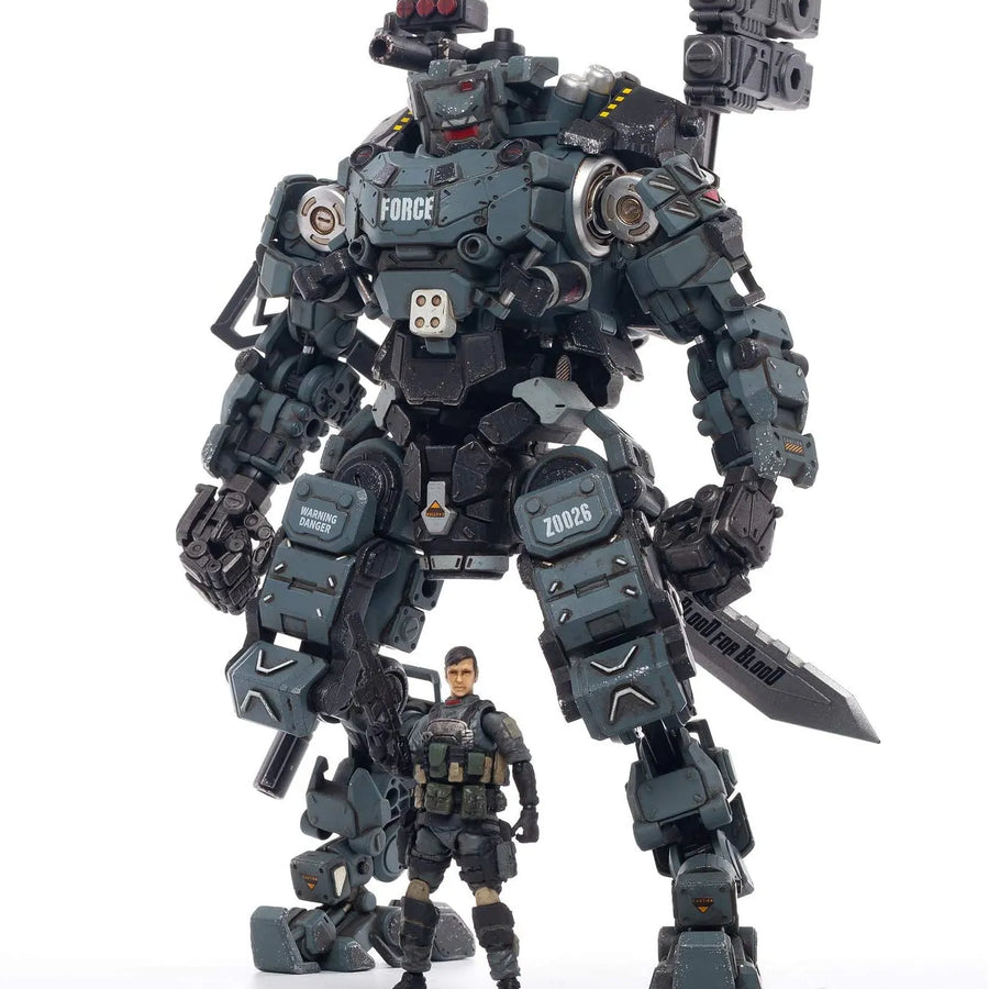 1/25 Steel Bone Steel Bone Classic Armor Mecha Grayㅤ – JOYTOY – ActionFigureBrasil