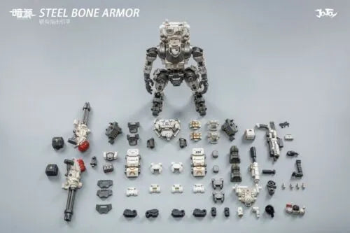 1/25 Steel Bone Steel Bone Classic Armor Mecha Whiteㅤ – JOYTOY – ActionFigureBrasil