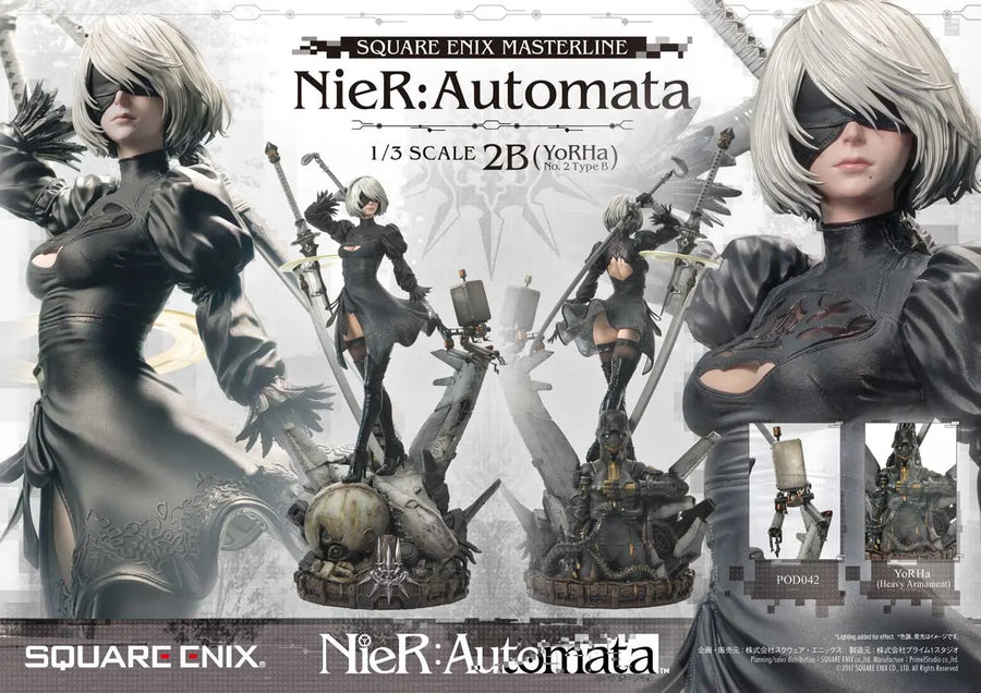 1/3 Scale - 2B (YoRHa No.2 Type B) (Regular Version) NieR:Automata – Prime1Studio – ActionFigure Brasil