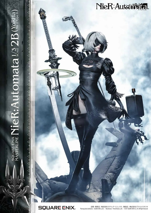 1/3 Scale - 2B (YoRHa No.2 Type B) (Regular Version) NieR:Automata – Prime1Studio – ActionFigure Brasil