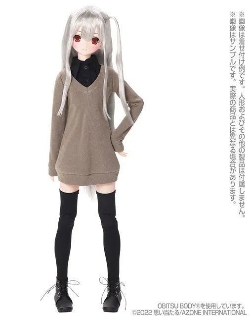 1/3 Scale AZO2 Natural V-neck Sweater Brown (DOLL ACCESSORY)ㅤ – Azone International – ActionFigureBrasil
