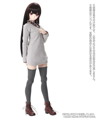 1/3 Scale AZO2 Natural V-neck Sweater Light Gray (DOLL ACCESSORY)ㅤ – Azone International – ActionFigureBrasil