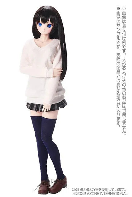1/3 Scale AZO2 Natural V-neck Sweater White (DOLL ACCESSORY)ㅤ – Azone International – ActionFigureBrasil