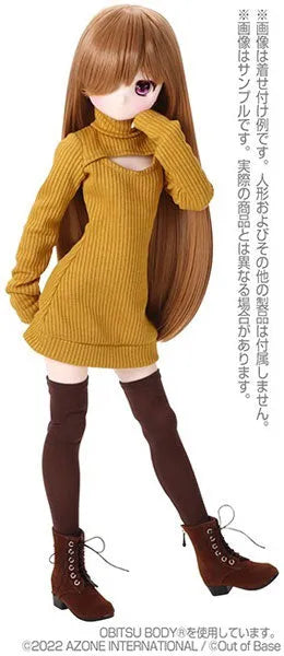 1/3 Scale AZO2 Turtleneck One-piece Dress Yellow (DOLL ACCESSORY)ㅤ – Azone International – ActionFigureBrasil
