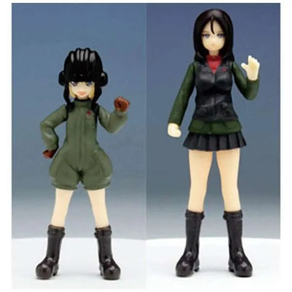 1/35 Girls und Panzer Pravda Girls' High School Figure Set Setsugen no Tatakai desu! Unpainted Kitㅤ – Platz Hobby – ActionFigureBrasil