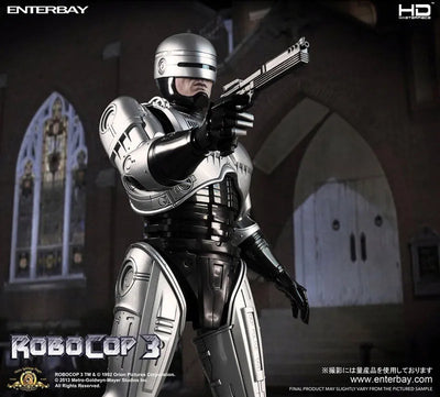 1/4 HD Masterpiece Collection - Robocop 3: Robocop HD-1012ㅤ – Enterbay – ActionFigureBrasil — embalagem