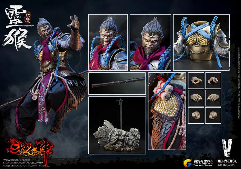 1/6 Action Figure Asura Monkey King With Extra Head & Kongo Diorama(Provisional Pre-order)ㅤ – VERYCOOL – ActionFigureBrasil