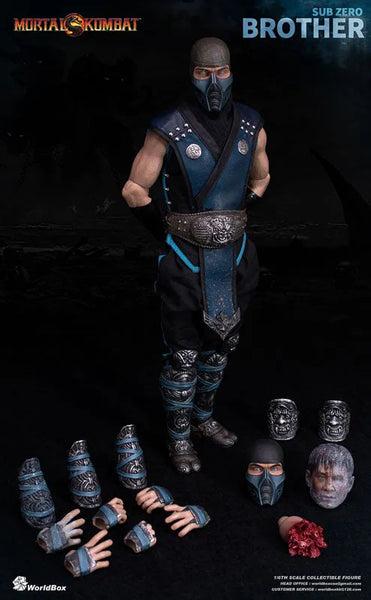 1/6 Action Figure Mortal Kombat Sub-Zero Brother Limited Editionㅤ – WorldBox – ActionFigureBrasil — iluminação de estúdio