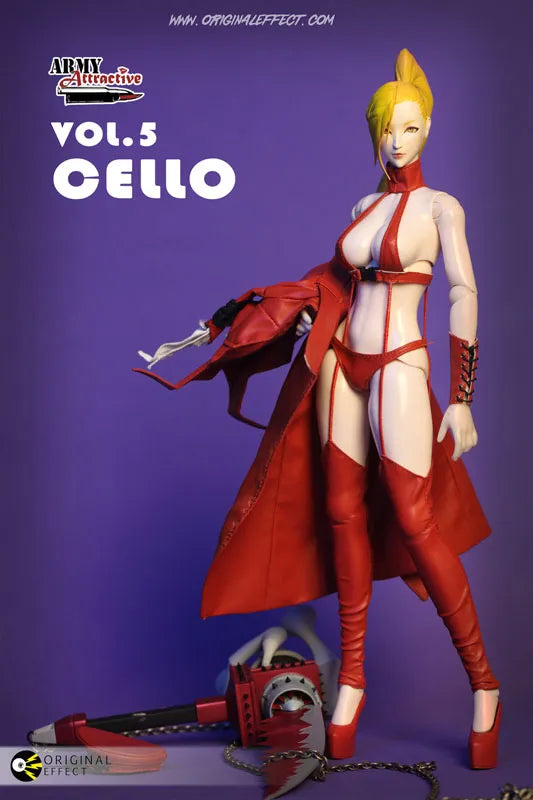 1/6 Army Attractive Vol.5 Cello Action Figureㅤ – Original Effect – ActionFigureBrasil