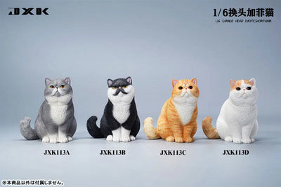 1/6 Change Head Exotic Short Hair Cㅤ – JXK Studio – ActionFigureBrasil — com base expositora