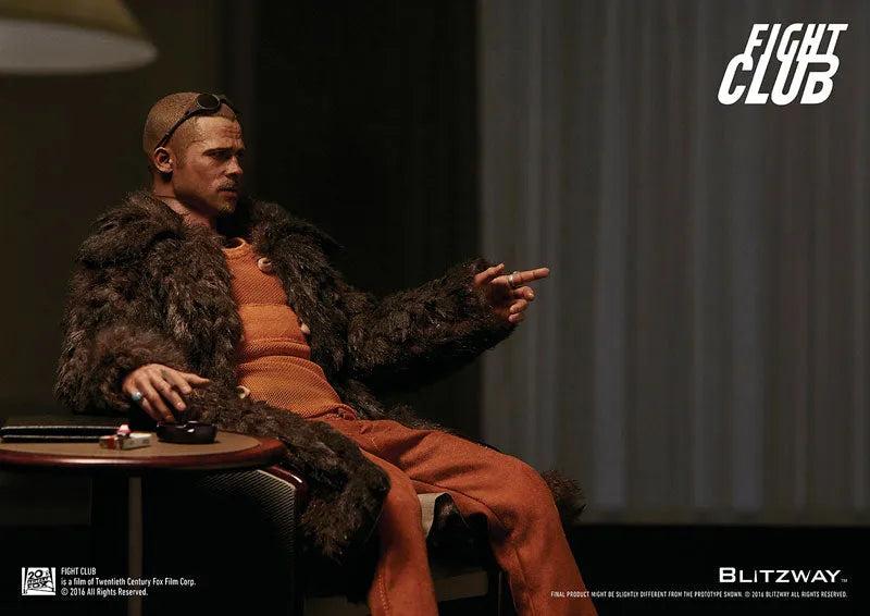 1/6 Collectible Figure - Brad Pitt as Tyler Durden Fur Coat Ver.ㅤ – Blitzway – ActionFigureBrasil