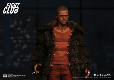 1/6 Collectible Figure - Brad Pitt as Tyler Durden Fur Coat Ver.ㅤ – Blitzway – ActionFigureBrasil — embalagem