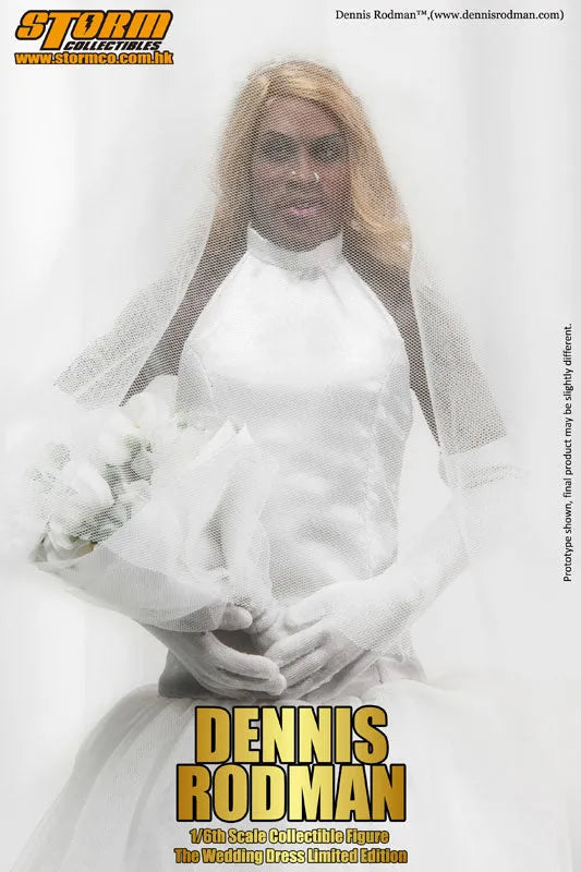 1/6 Collectible Figure Dennis Rodman The Wedding Dress Limited Editionㅤ – Storm Collectibles – ActionFigureBrasil