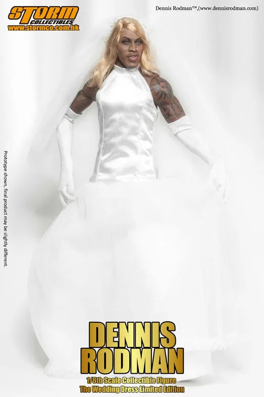 1/6 Collectible Figure Dennis Rodman The Wedding Dress Limited Editionㅤ – Storm Collectibles – ActionFigureBrasil