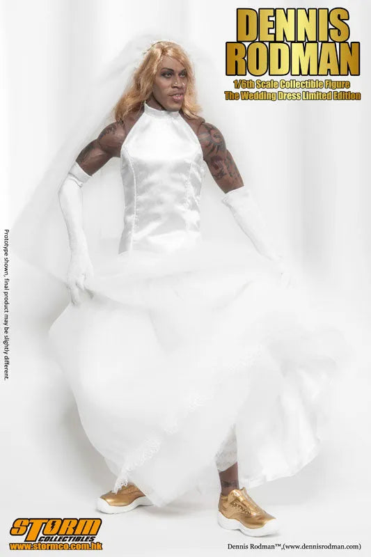 1/6 Collectible Figure Dennis Rodman The Wedding Dress Limited Editionㅤ – Storm Collectibles – ActionFigureBrasil