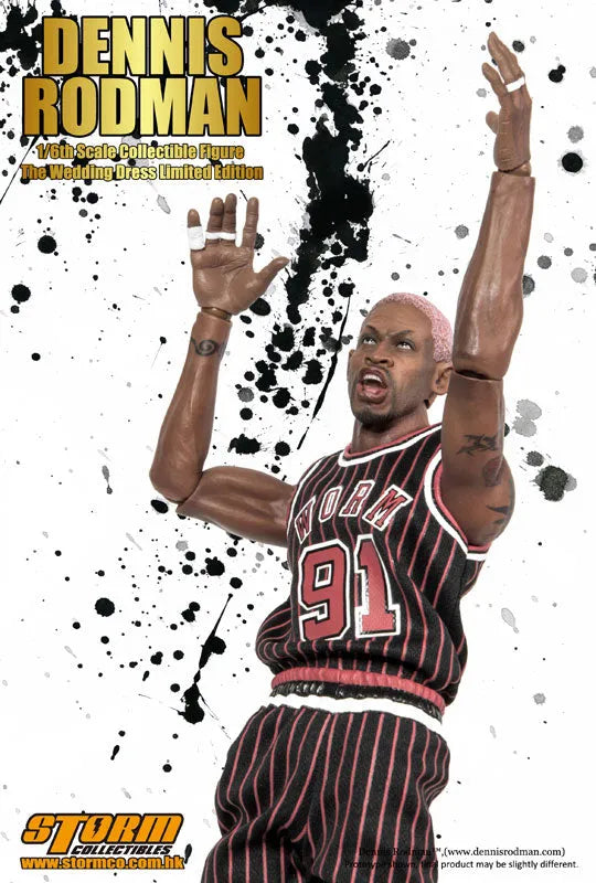 1/6 Collectible Figure Dennis Rodman The Wedding Dress Limited Editionㅤ – Storm Collectibles – ActionFigureBrasil