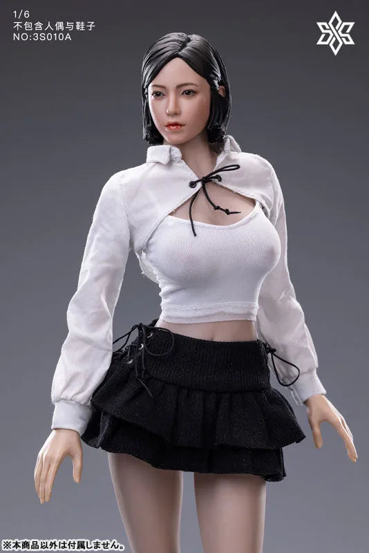 1/6 Female Outfit Black & White A [DOLL ACCESSORY]ㅤ – Six Super Stars – ActionFigureBrasil