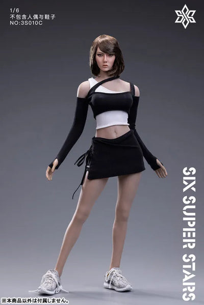 1/6 Female Outfit Black & White C [DOLL ACCESSORY]ㅤ – Six Super Stars – ActionFigureBrasil