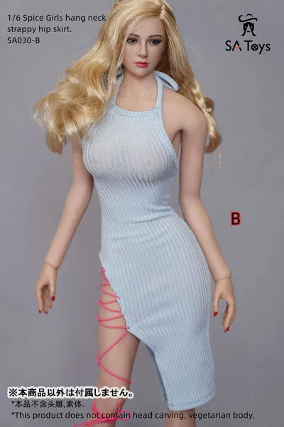 1/6 Female Outfit Hang Neck Strap Hip Skirt B (DOLL ACCESSORY)ㅤ – SA TOYS – ActionFigureBrasil
