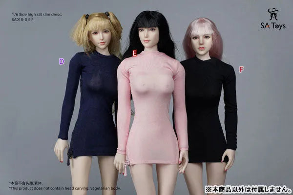 1/6 Female Outfit Side Zipper Tight Skirt E (DOLL ACCESSORY)ㅤ – SA TOYS – ActionFigureBrasil